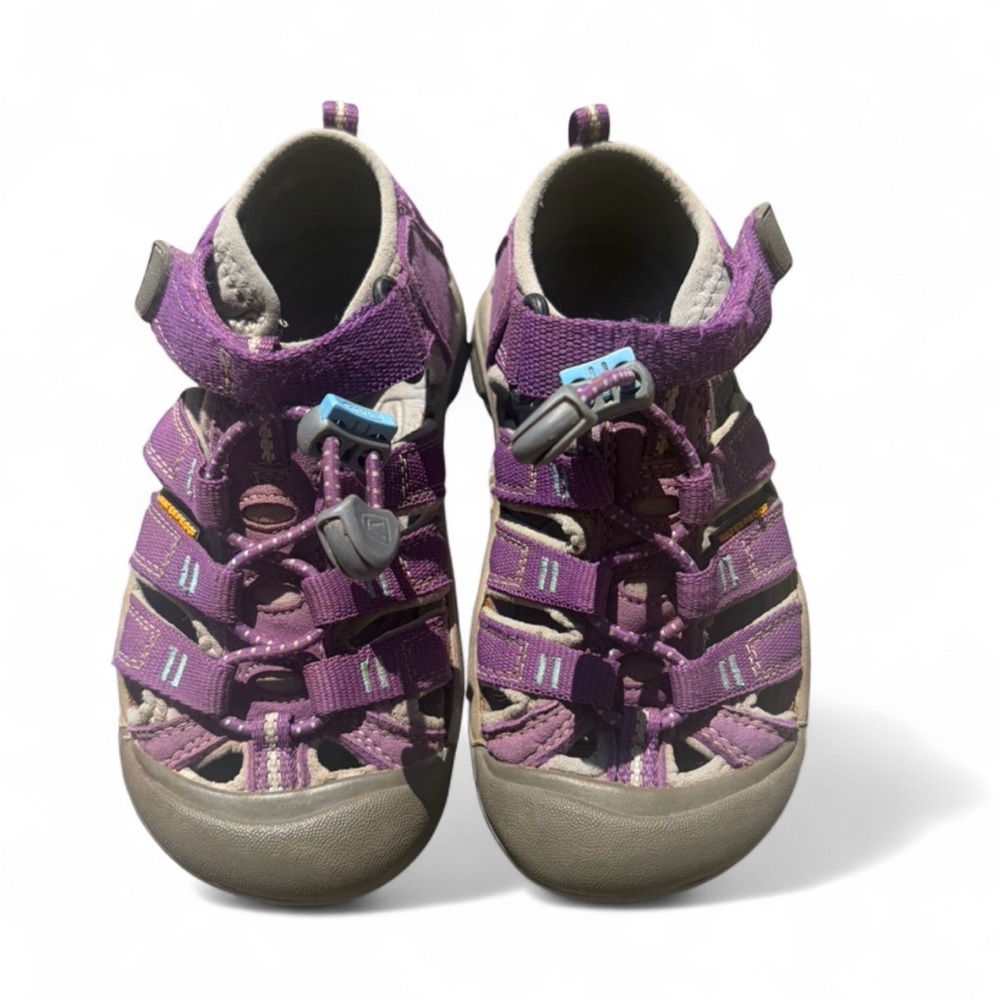 Keen Kids Purple Outdoor Sandals with Gray Toe